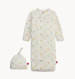 Magnetic Me Lullaby Sky Pink Modal Gown & Hat Set