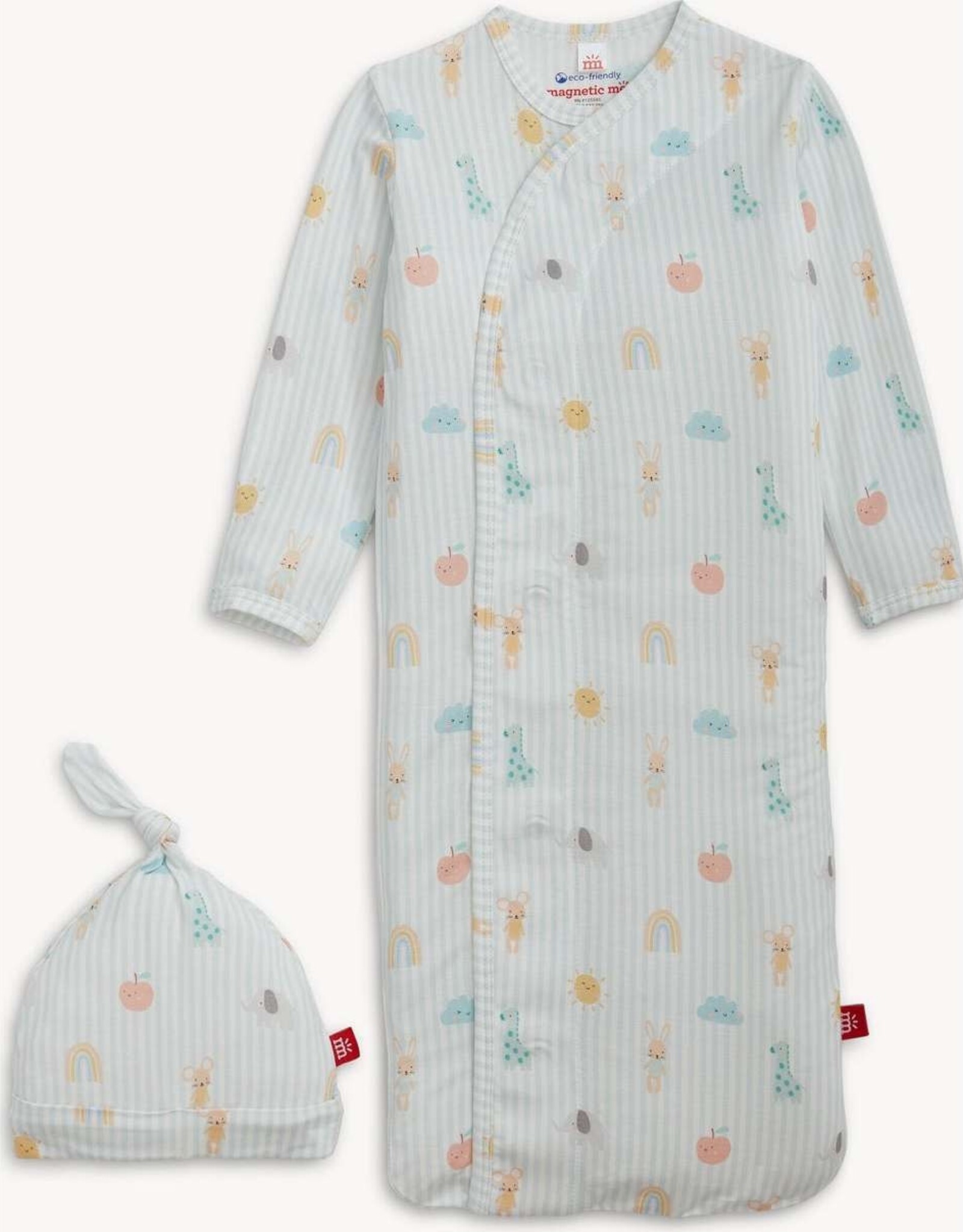 Magnetic Me Lullaby Sky Blue Modal Gown & Hat Set