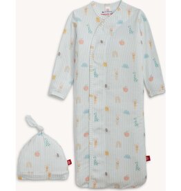 Magnetic Me Lullaby Sky Blue Modal Gown & Hat Set