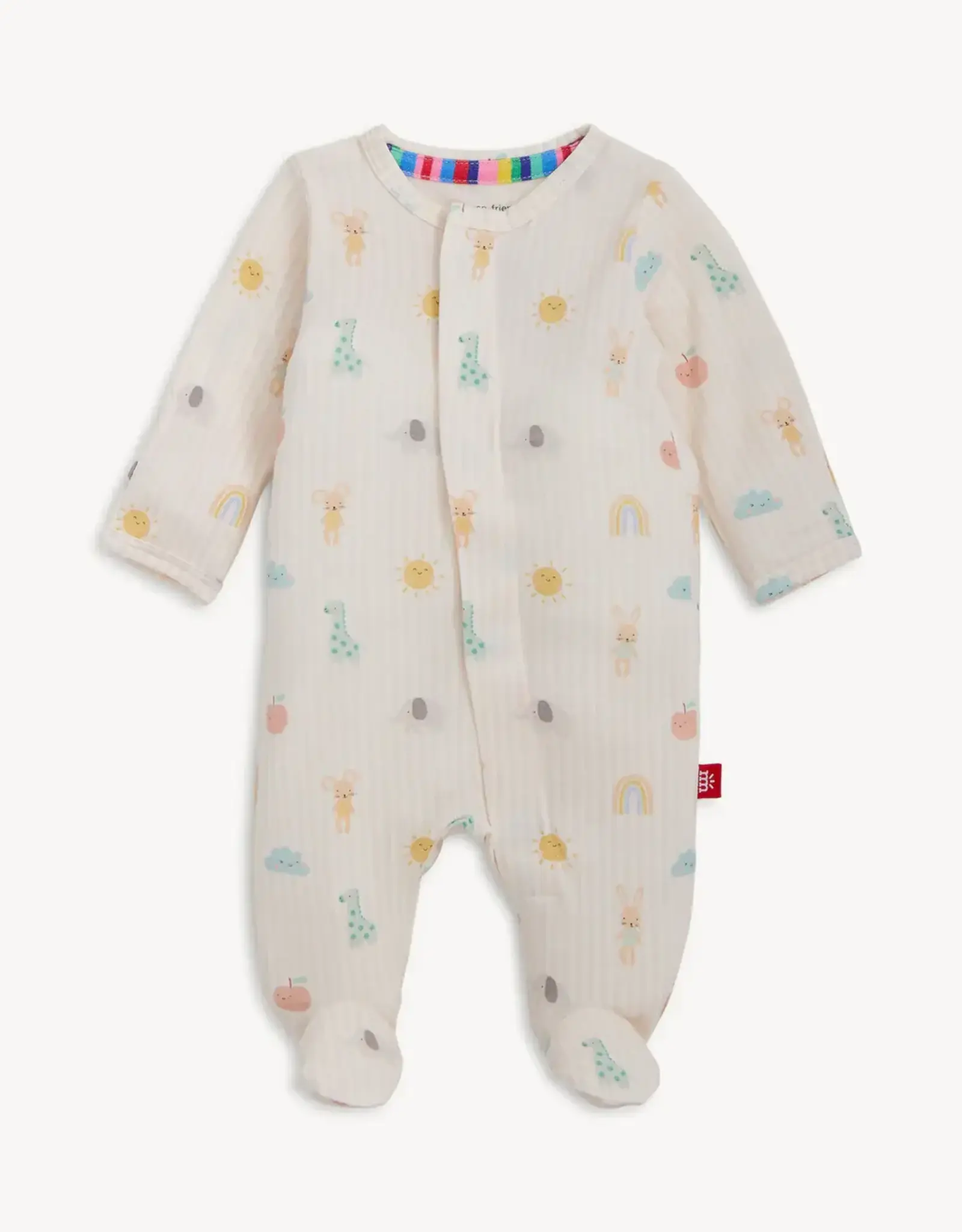 Magnetic Me Lullaby Sky Pink Modal Magnetic Footie