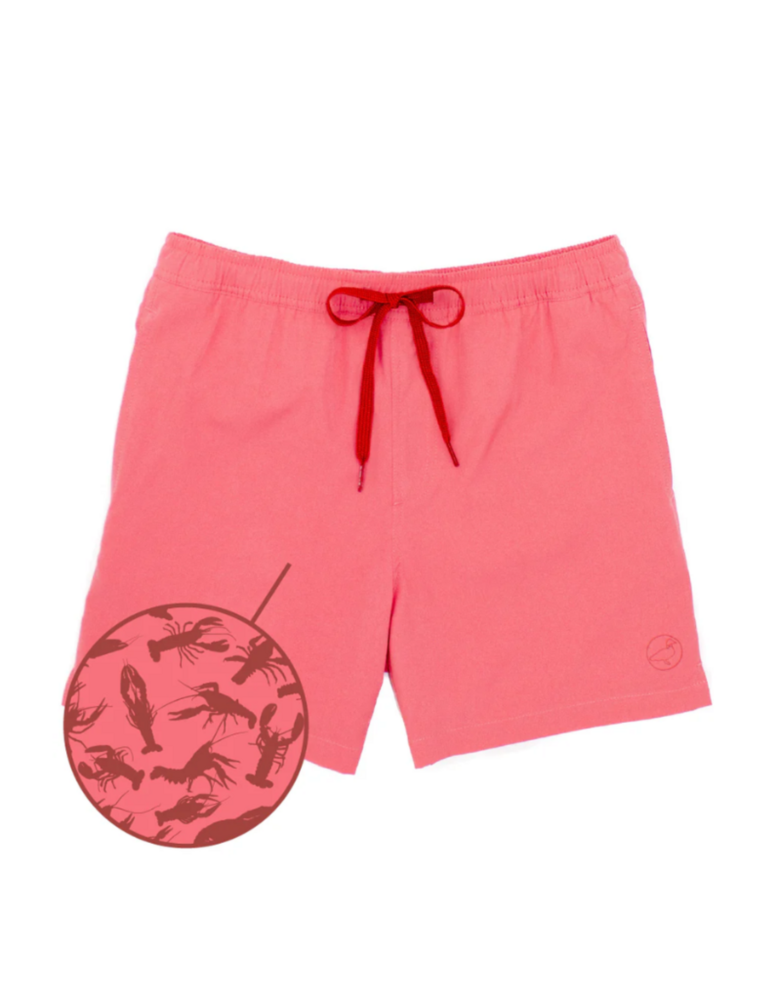 Properly Tied Crawfish Boil Swim Trunks