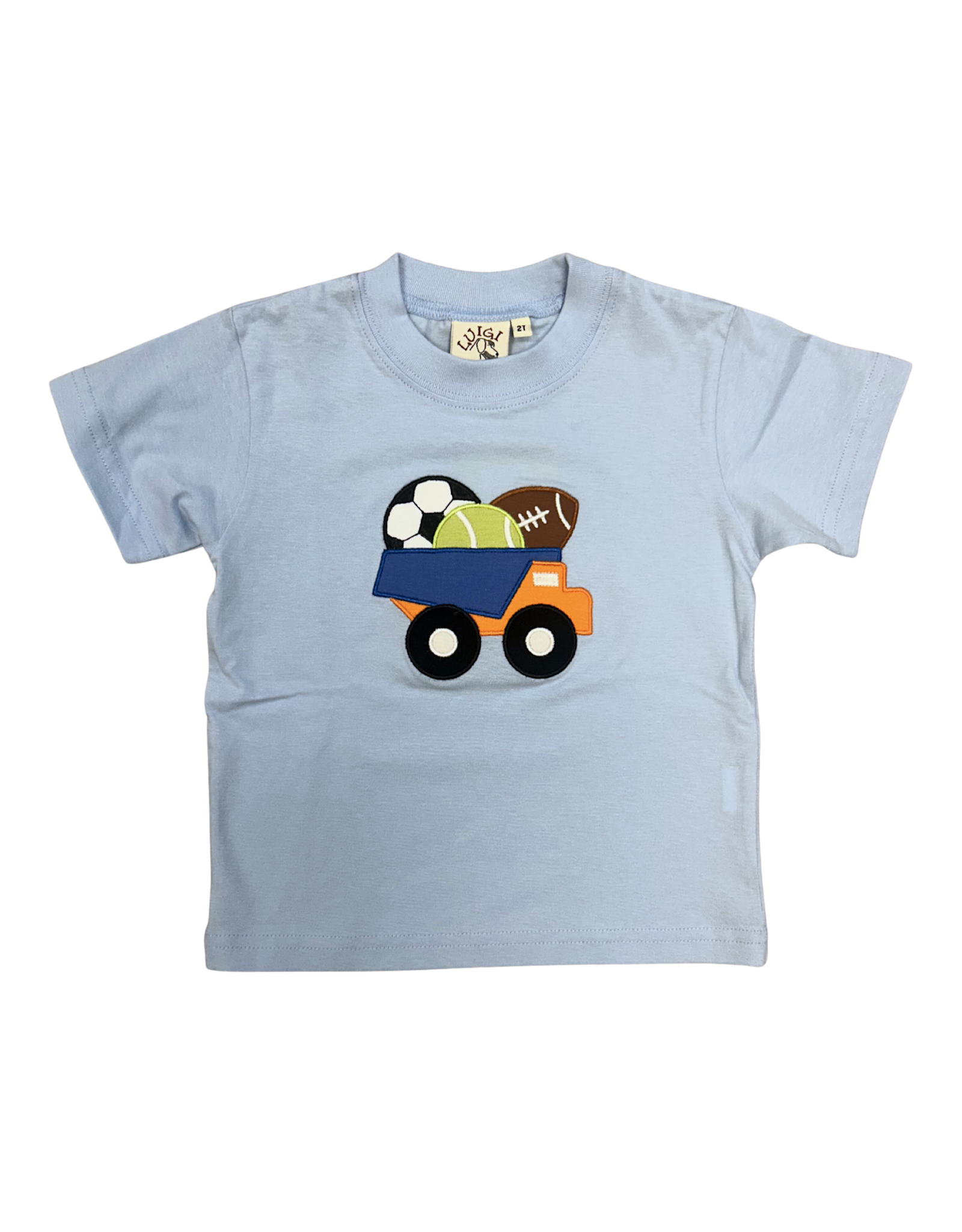 Luigi Blue Dump Truck w/ Sport Balls T-Shirt