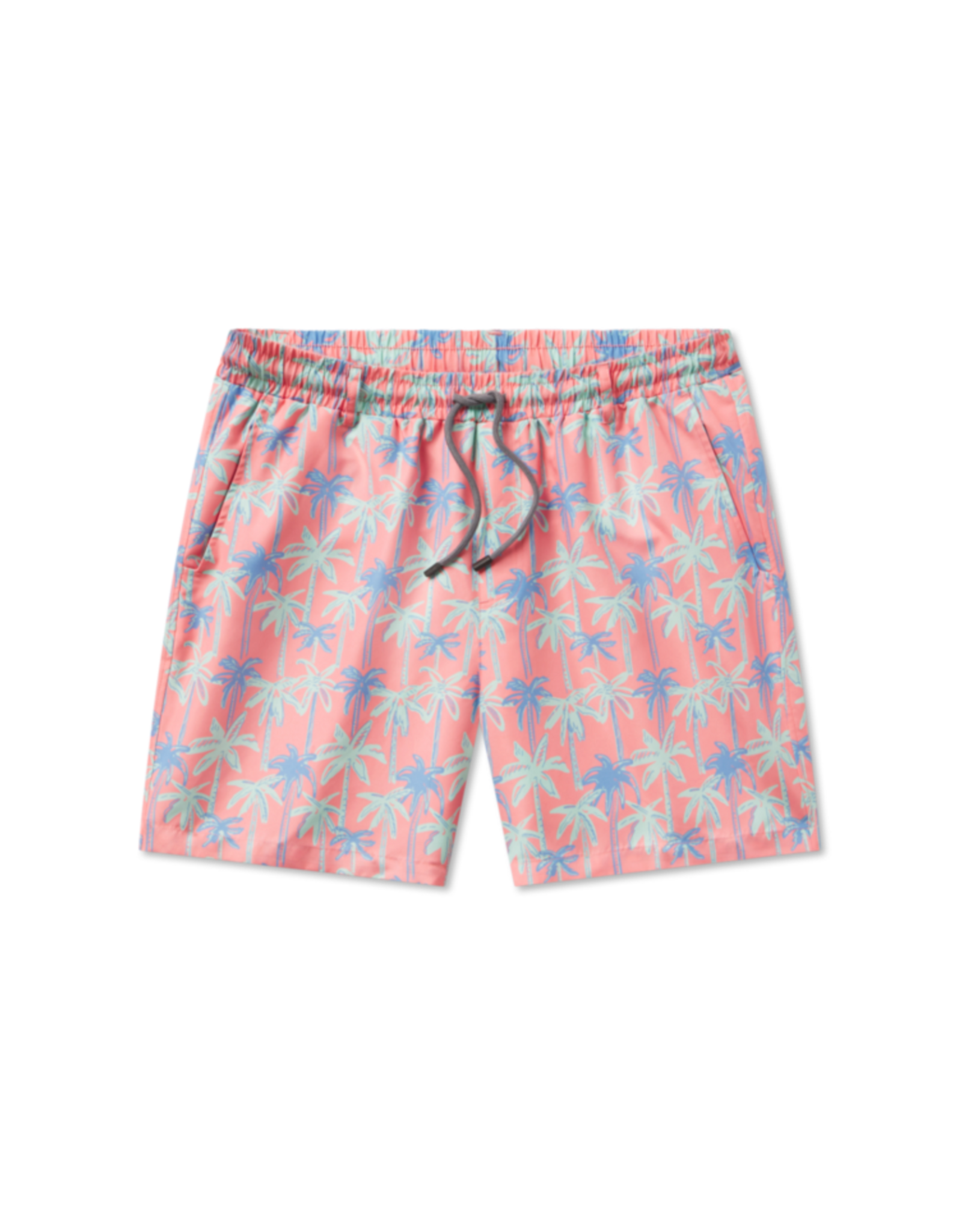 Southern Marsh Youth Harbor Swim Trunk, Neon Palms