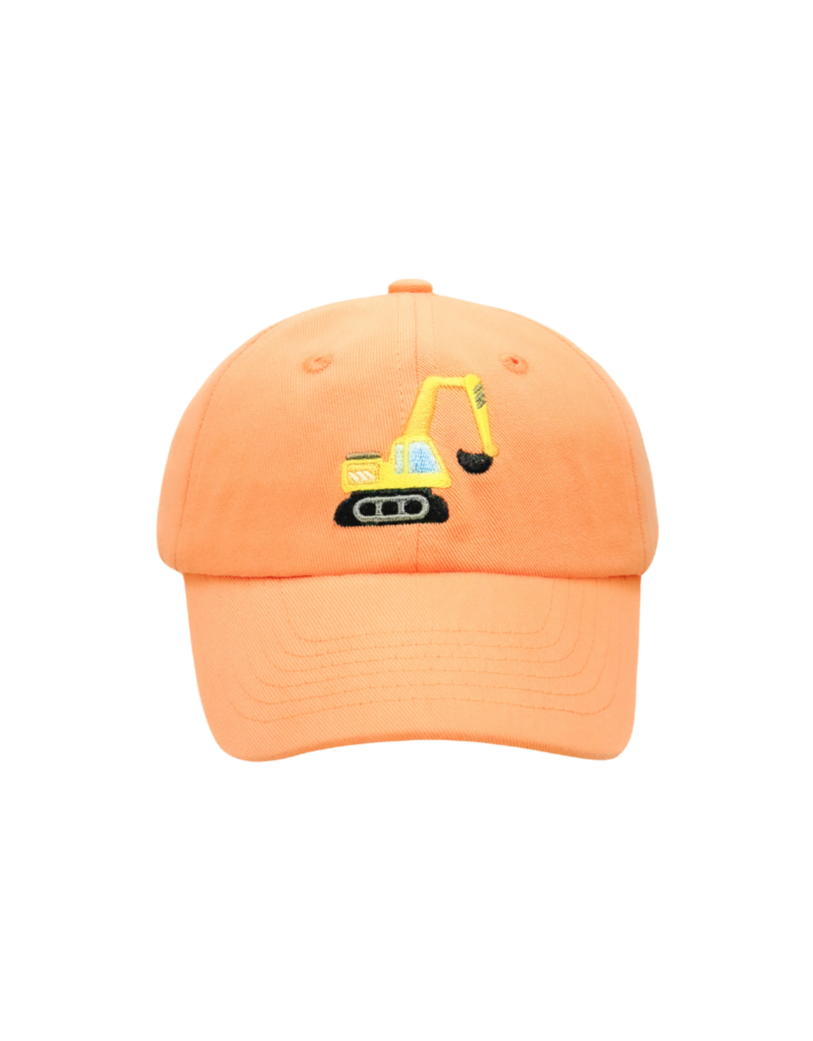Bits and Bows Excavator Baseball Hat 2-8Y