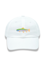 Bits and Bows Rainbow Trout Baseball Hat 2-8Y
