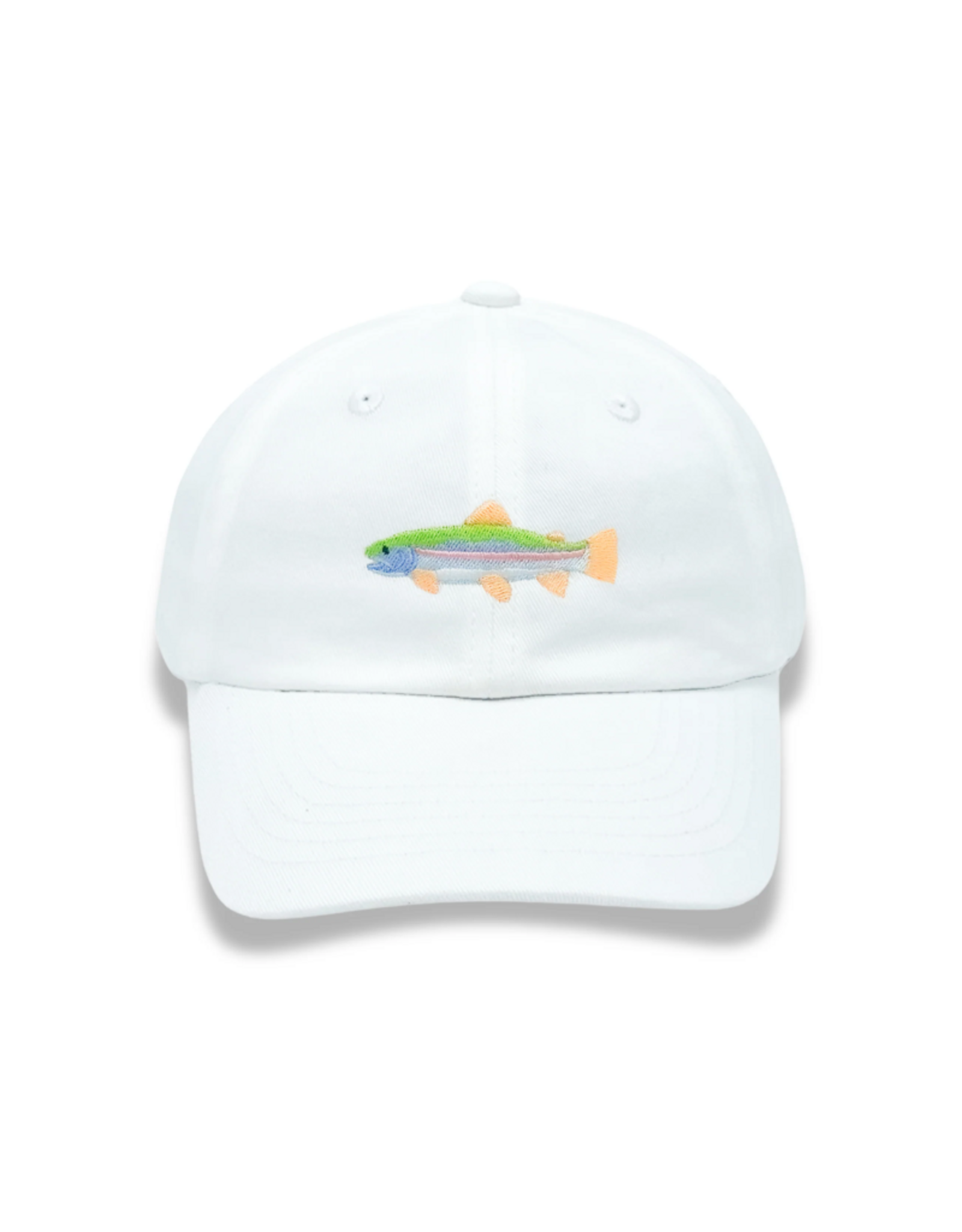 Bits and Bows Rainbow Trout Baseball Hat 2-8Y