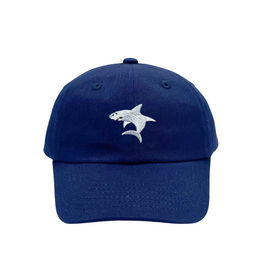 Bits and Bows Shark Baseball Hat 2-8Y