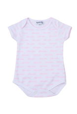 Magnolia Baby Little Sister Printed Bodysuit-Pink