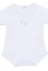 Magnolia Baby Vintage Stork Bodysuit, White