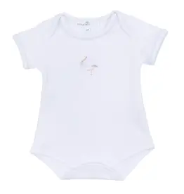 Magnolia Baby Vintage Stork Bodysuit, Blue