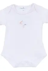 Magnolia Baby Vintage Stork Bodysuit, Pink