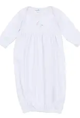 Magnolia Baby Vintage Stork Gathered Gown, Pink NB