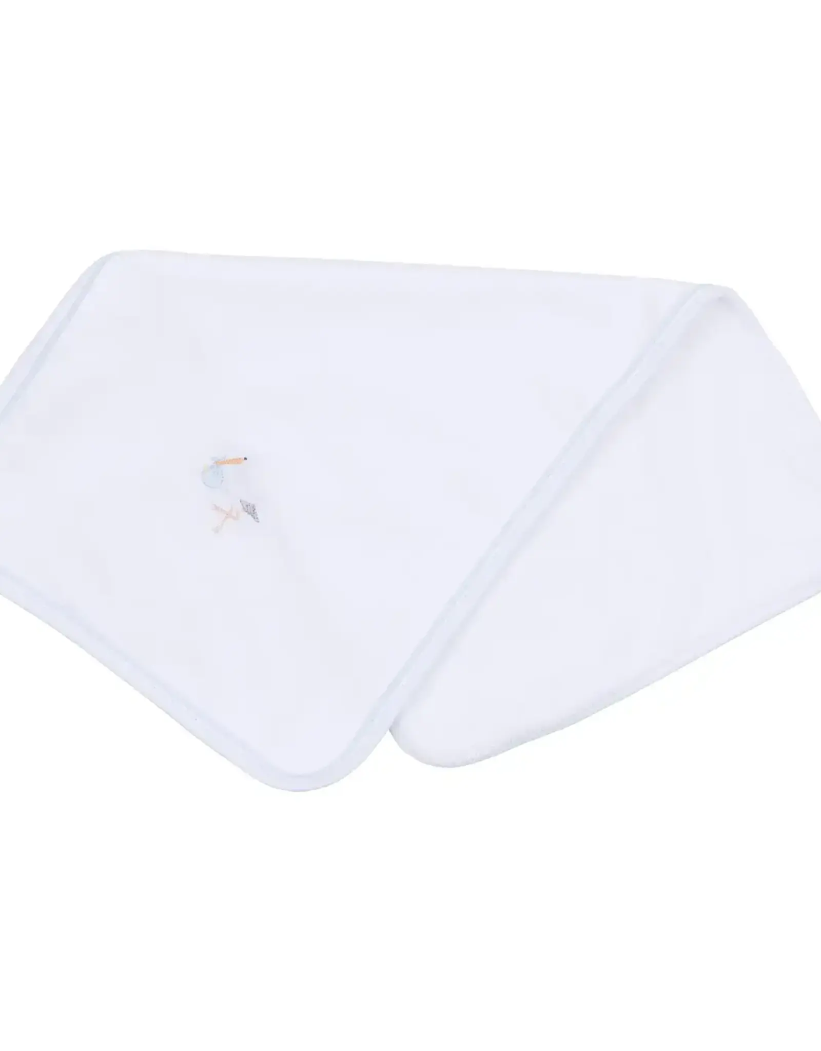 Magnolia Baby Vintage Stork Burp Cloth, Blue