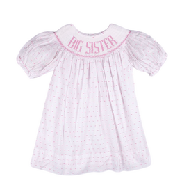 Shop Teeta Big Sister Dress , Pink Swiss Dot