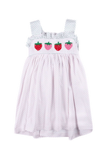 Shop Teeta Caroline Smock Dress, Berry Sweet