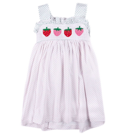 Shop Teeta Caroline Smock Dress, Berry Sweet