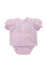 Auraluz Pink Fish Diaper Set