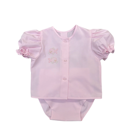 Auraluz Pink Fish Diaper Set