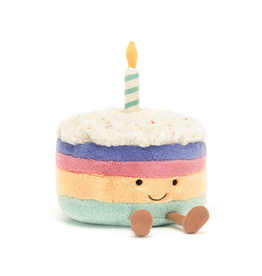 Jelly Cat Amuseables Rainbow Birthday Cake