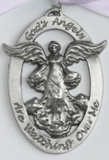 Baby Cradle Medal Angel for Girl