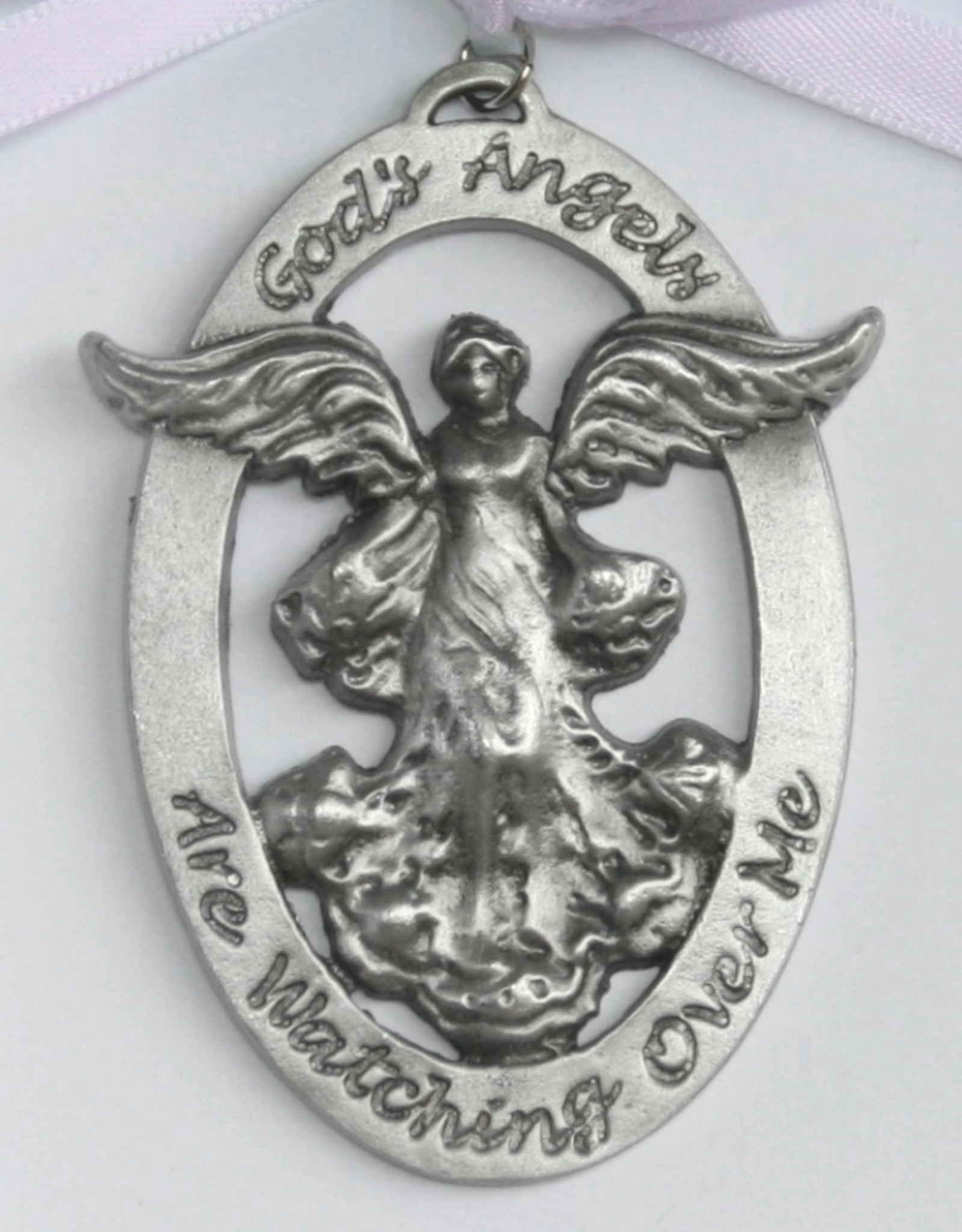 Baby Cradle Medal Angel for Girl
