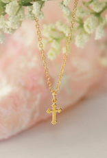 Classic Baby Cross Gold Necklace