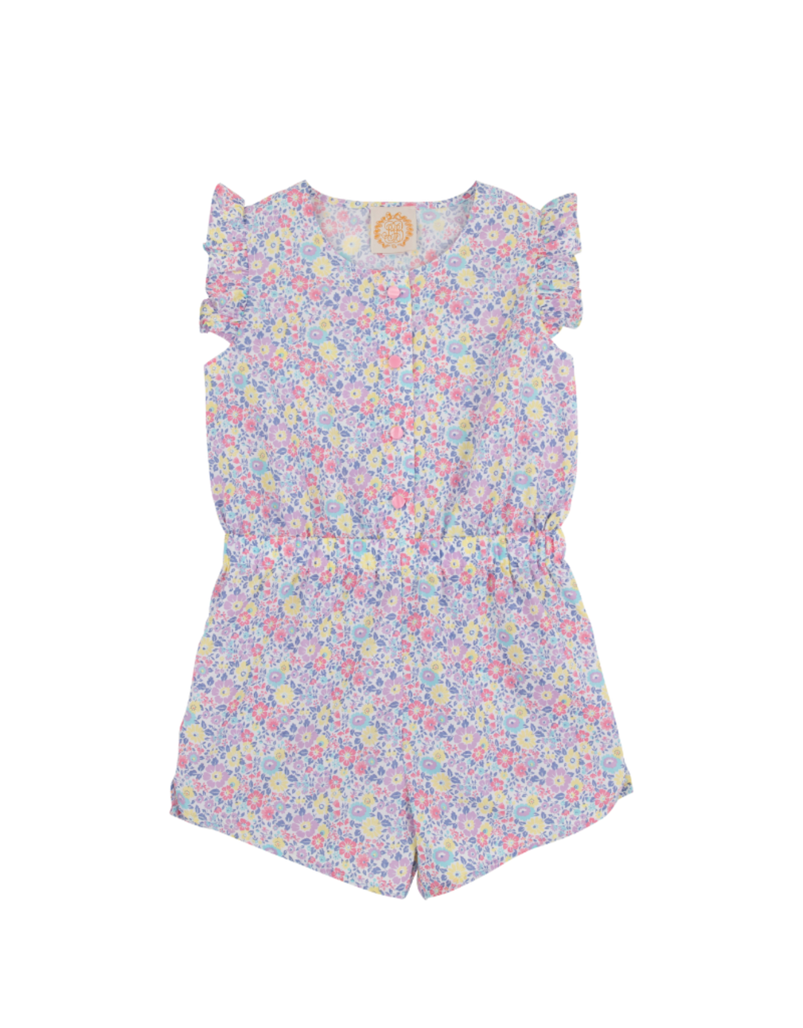 The Beaufort Bonnet Company Marion Rose Romper, Briar Patch Petals