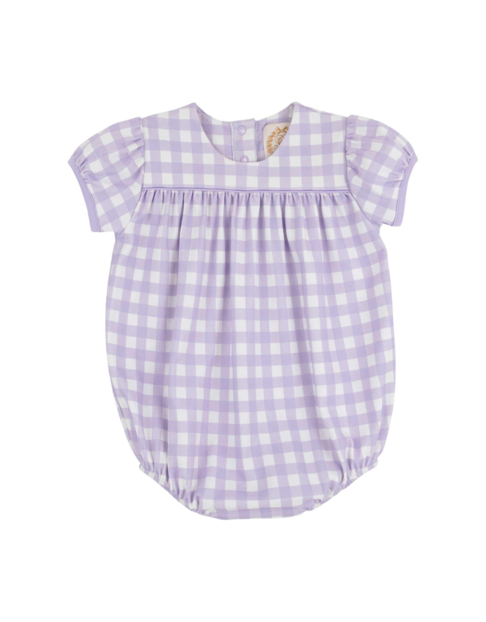 The Beaufort Bonnet Company Blythe Pima Bubble, Lauderdale Lavender Gingham