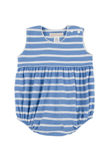 The Beaufort Bonnet Company Barlett Pima Bubble, Barbados Blue Stripe