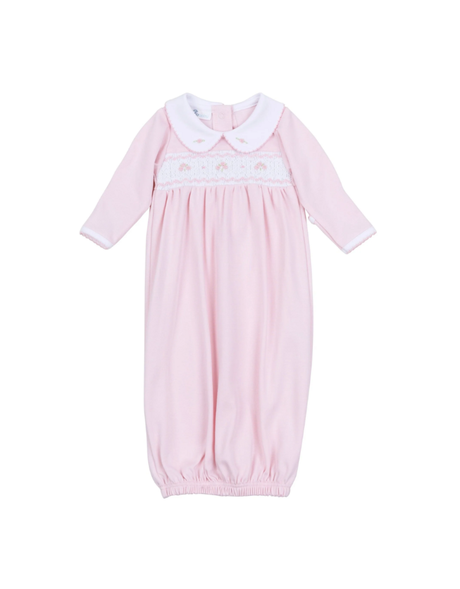 Magnolia Baby Lillian Smocked Gathered Gown