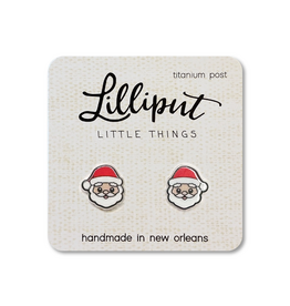 Lilliput Little Things Santa Claus Stud Earrings