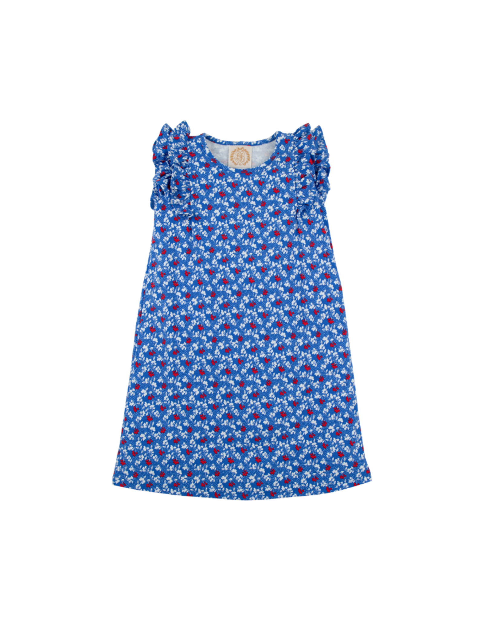 The Beaufort Bonnet Company Ruehling Ruffle Dress, Potomac Petals