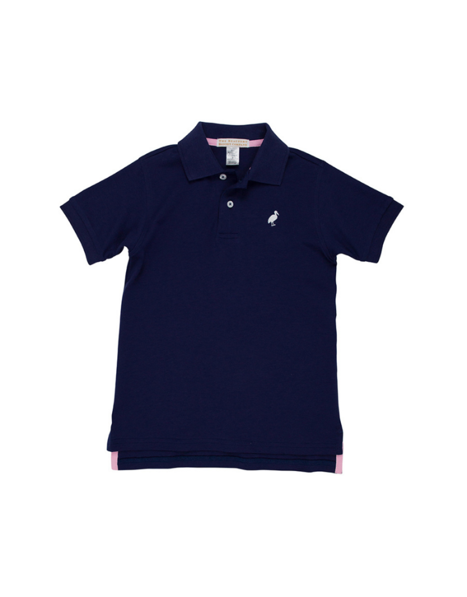 The Beaufort Bonnet Company Prim and Proper SS Polo - Nantucket Navy