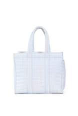 TRVL Design Quilted Mini Go Go Tote, Pimlico Stripe Blue