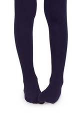 Jefferies Socks Navy Organic Cotton Tights 1500