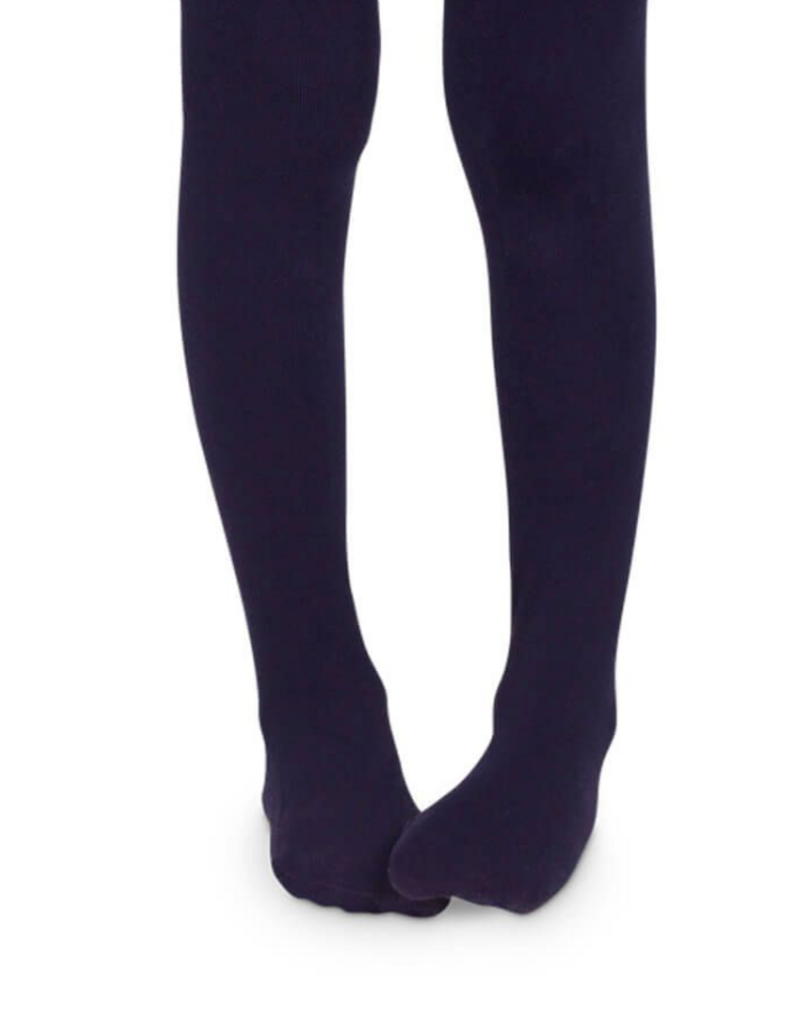 Jefferies Socks Navy Organic Cotton Tights 1500