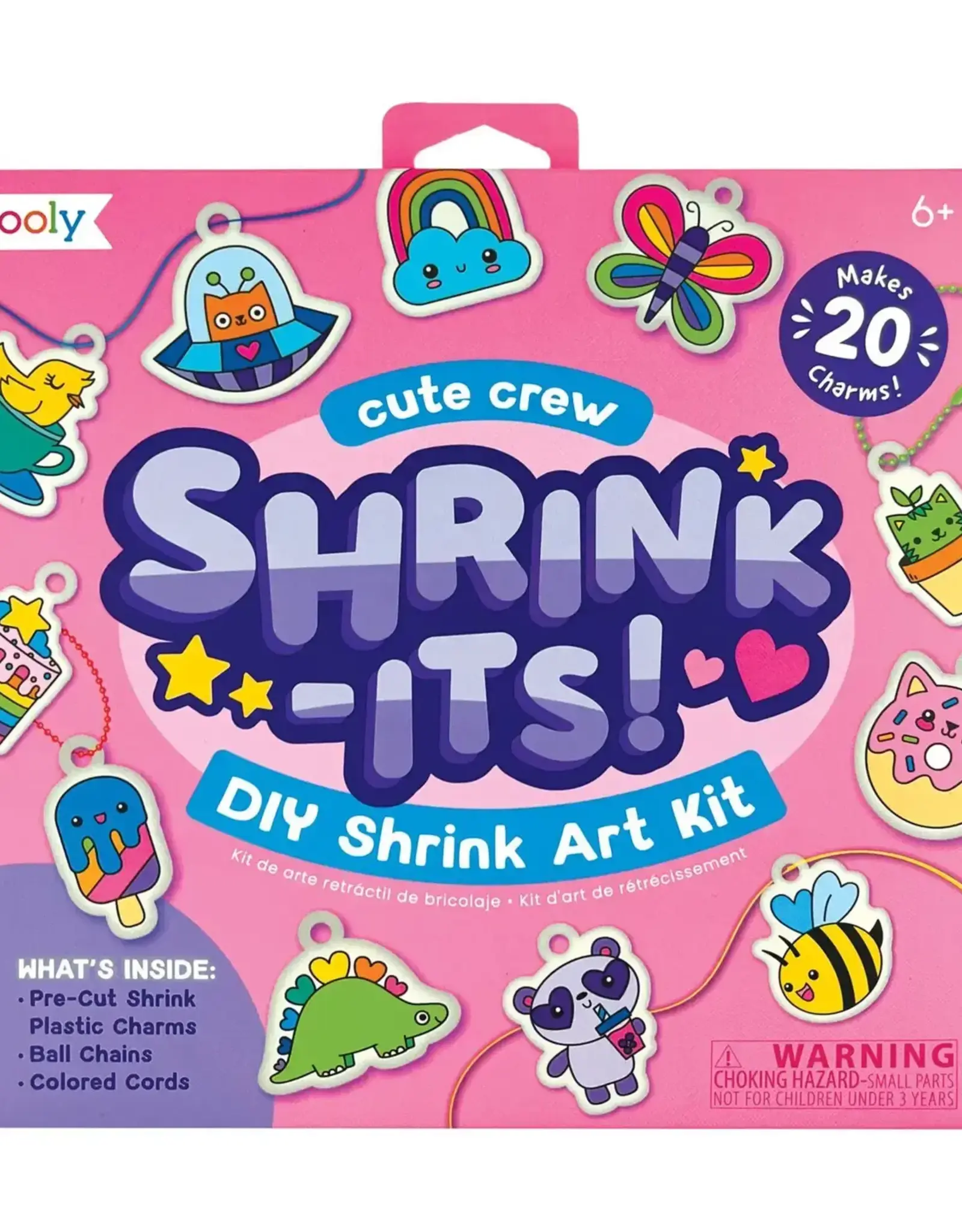 OOLY Shrink-Its! D.I.Y. Shrink Art Kit - Cute Crew