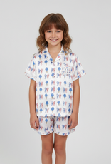 Tweenstyle Satin Loungewear Set- Stars, Stripes & Ice Cream