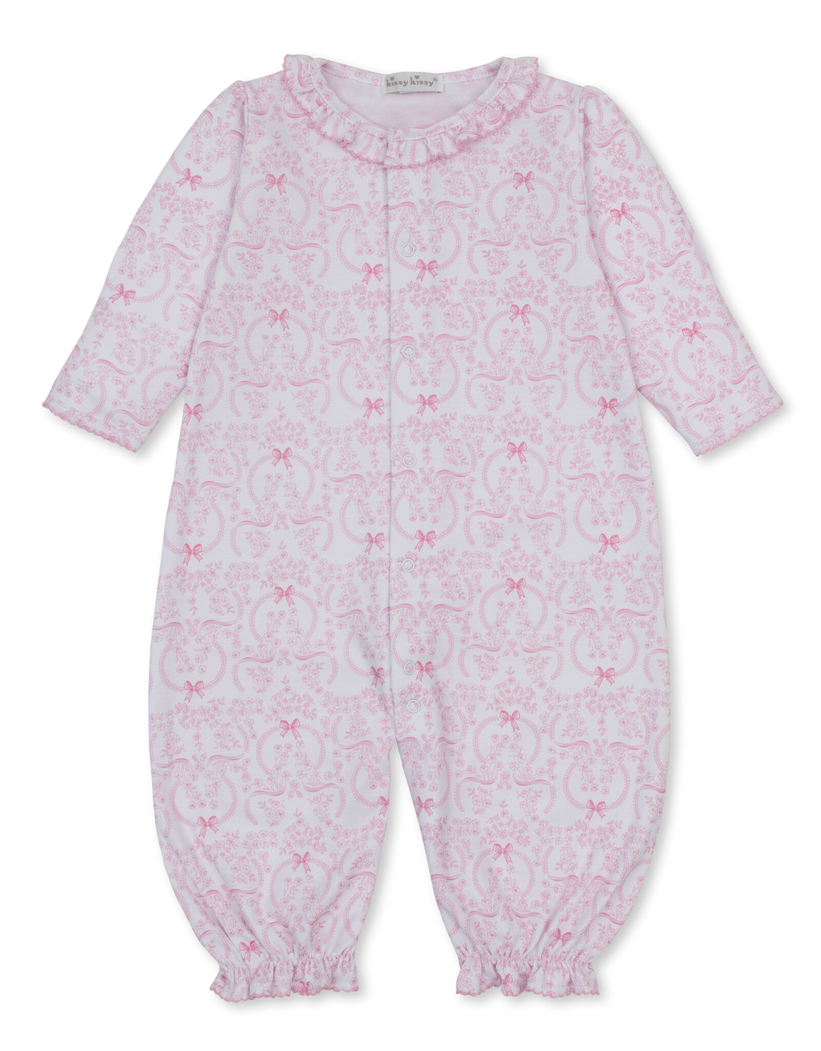 Kissy Kissy Delicate Blooming Bows romper
