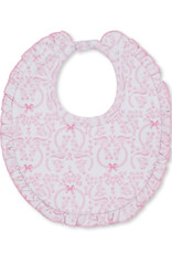 Kissy Kissy Delicate Blooming Bows Bib