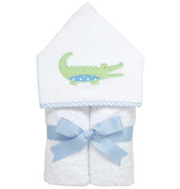 3 Marthas Alligator Everykid Towel, Blue