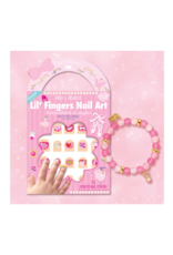 The Piggy Story Inc. Ballet Bracelet and Nail Sticker Gift Pack