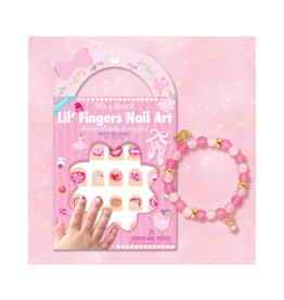 The Piggy Story Inc. Ballet Bracelet and Nail Sticker Gift Pack