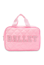 Iscream Ballet Quilted Large Cosmetic Bag