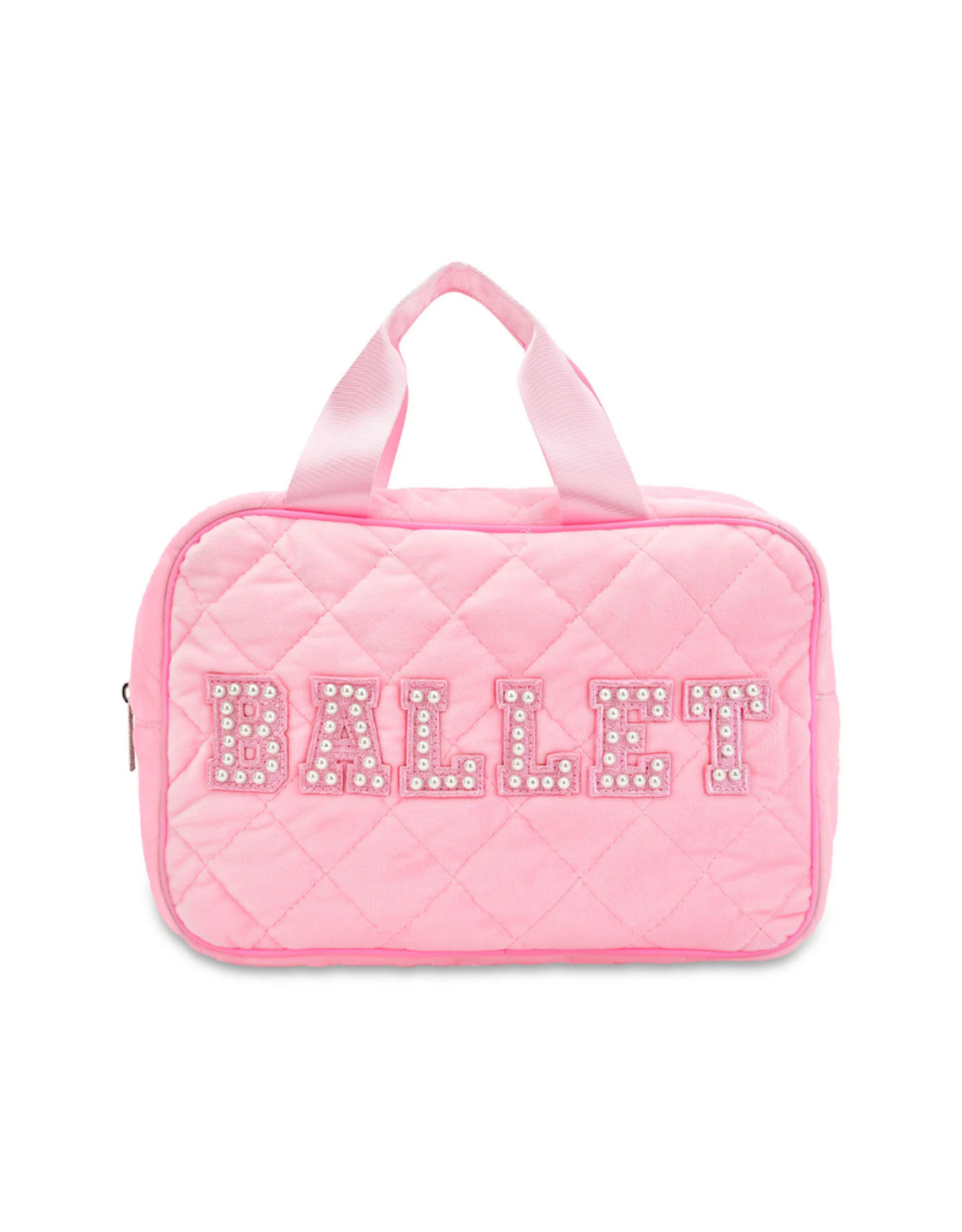 Iscream Ballet Quilted Large Cosmetic Bag