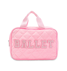 Iscream Ballet Quilted Large Cosmetic Bag