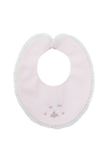 Feltman Brothers Vintage Bow Collection Lace Trim Pink Bib