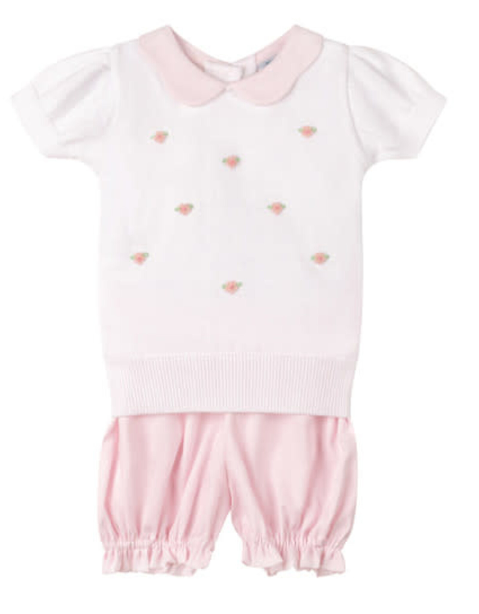 Feltman Brothers Girls Pink Daisy Sweater Set