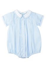 Feltman Brothers Button Front Dot Creeper Blue