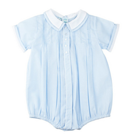 Feltman Brothers Button Front Dot Creeper Blue